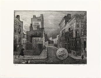 ARMIN LANDECK Two engravings.